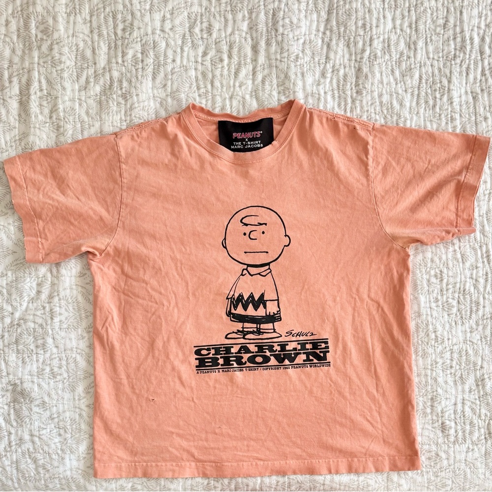 Marc Jacobs X Peanuts 🥜 Charlie Brown The T-Shirt XL Unisex